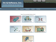 Tablet Screenshot of on-qsoftware.com